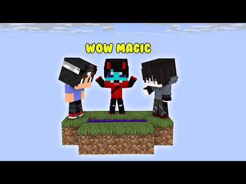 PepeSan TV -  SKYBLOCK but.. There is Magic Water!!  |  Minecraft Tagalog