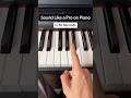 Sound Like a Pro on the Piano in 30 Seconds! #easy #piano #tutorial