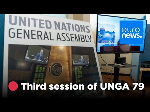 🔴 LIVE - UNGA 79: Day 3 session with global leaders' speeches | euronews 🇬🇧