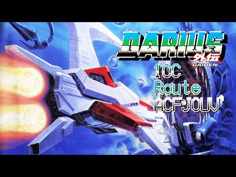 Darius Gaiden ダライアス外伝 [All Clear / 1CC - Route: ACFJOUV'] Full Playthrough - Sega Saturn - ITA