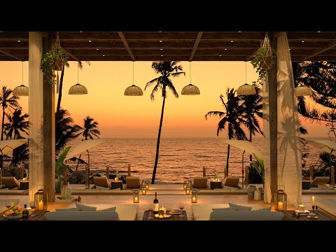 Beachside Summer Serenade 🏖️ | Smooth Jazz Ambience at Sunset | Relax and Drift into Slumber