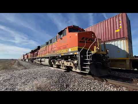 FAST Freight Trains MEET at 70 MPH