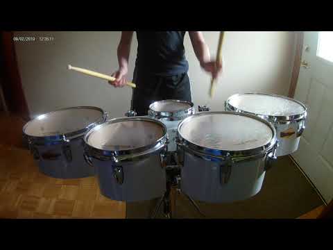 Jig 2 | Drumline Cadence | Quad Drums