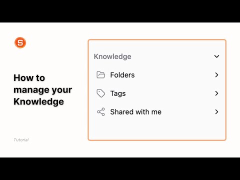 How to Manage Folders and Notes in Saner.AI