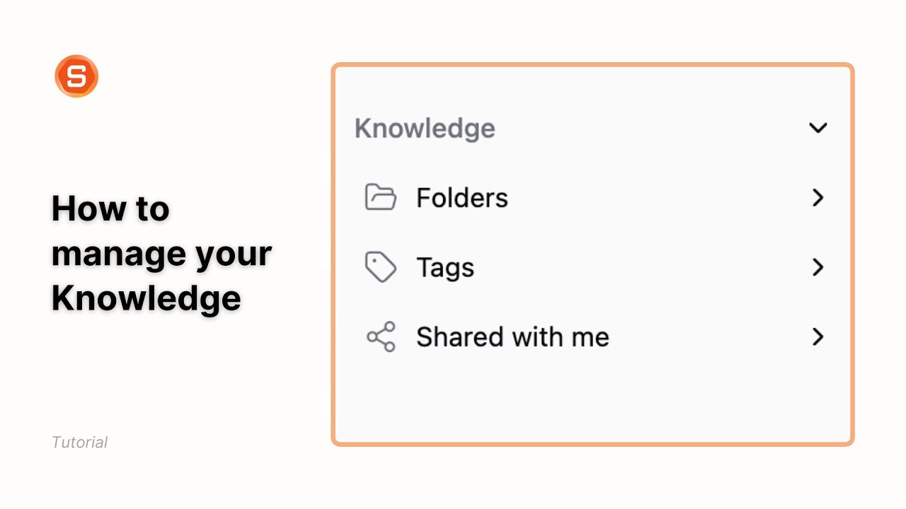 How to Organize your Knowledge in Saner.AI (Folders, Tags & Order) video thumbnail
