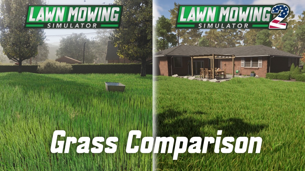 Lawn Mowing Simulator 2 - NEW Grass Tech!! - YouTube
