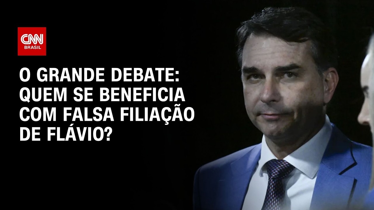 Quem se beneficia com a falsa filiação de Flávio Bolsonaro? | O GRANDE DEBATE