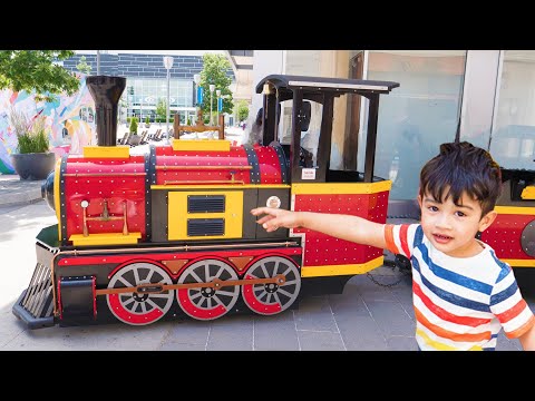 Wheels on the Train go round and round | Nursery Rhymes Kids Song