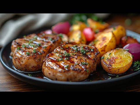So hast du Kohlrabi noch nie gegessen! Vegane Steaks mit Ofengemüse