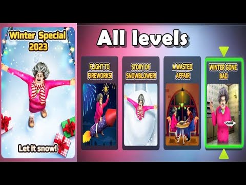 Scary Teacher 3D Winter Special 2023 All Levels