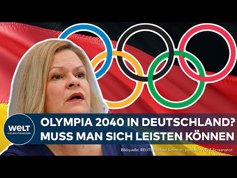 OLYMPIA 2040: In Deutschland? Nancy Faeser sieht großes Potential trotz immenser Kosten
