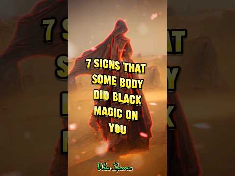 7 Signs of Black Magic #ytshorts #blackmagic #magic