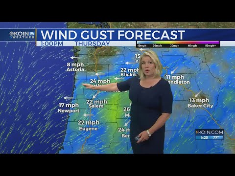 6 p.m. Wednesday evening forecast KOIN 6 News May 8, 2019