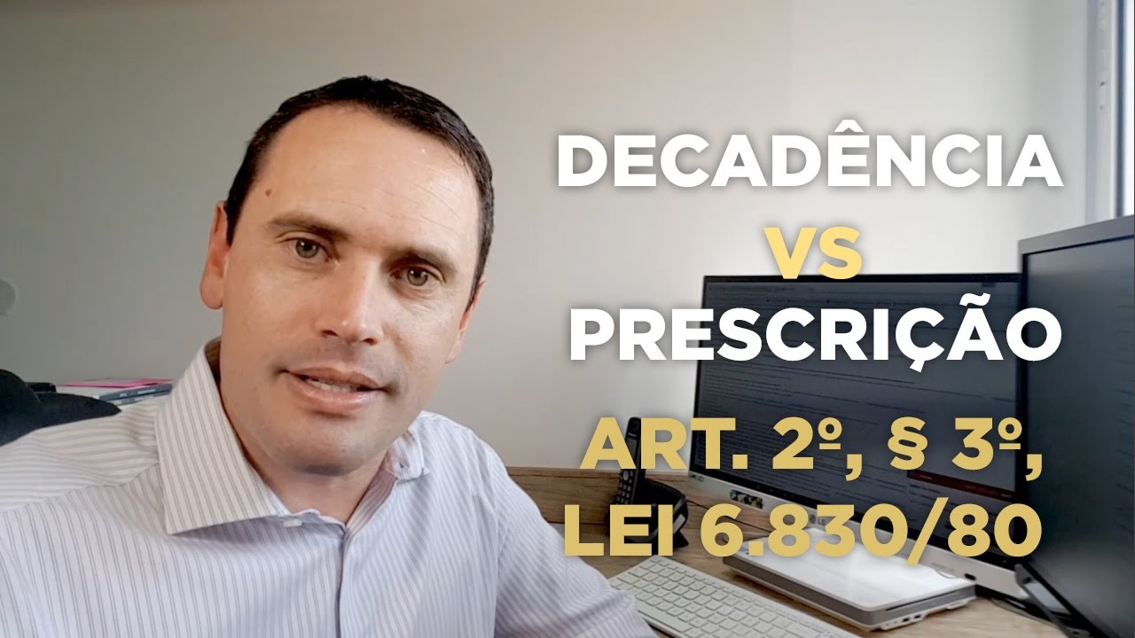 DECADÊNCIA VS PRESCRIÇÃO E ART. 2º, § 3º, LEI 6.830/80 - TRIBUTÁRIO NA LATA #10