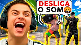 COLOQUEI SOM ALTO no BATALHÃO do GTA RP 😂 (Paulinho o LOKO)