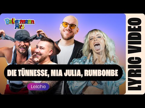 Die Tünnesse, Mia Julia, Rumbombe - LEICHE (Offizielles Lyric Video)