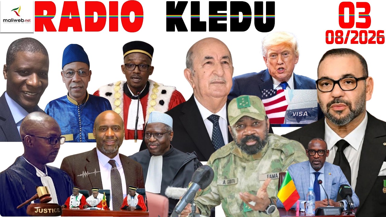 La Revue de Presse de la RADIO KLEDU du 03 Août 2026