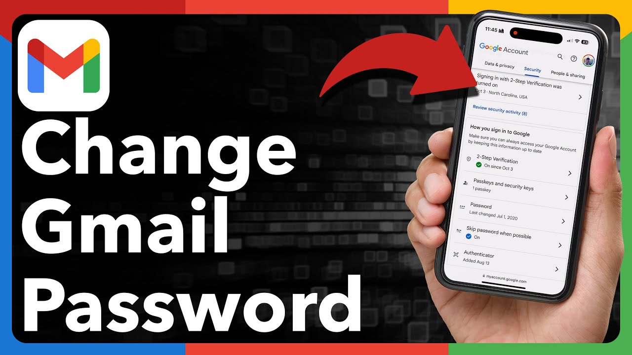 How To Change Gmail Password
