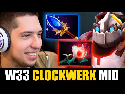 W33 Clockwerk MID New Meta Patch 7.31d - Orchid Malevolence + Aghanims Scepter BUILD