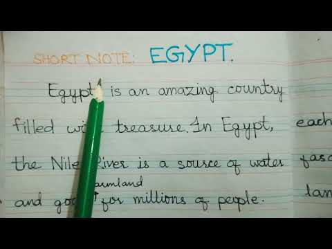 Egypt... Short Note
