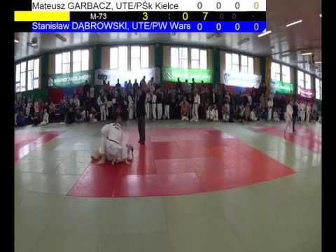 AMP Judo 2015 Bytom M.Garbacz-S.Dąbrowski finał 73kg
