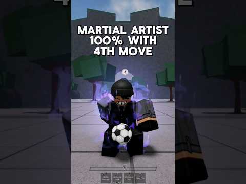 Martial Artist 100% Combo With 4th Move. #roblox #tsb