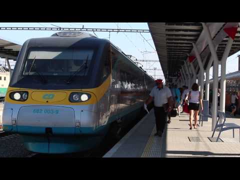 Nákladní vlak, RJ 1009, SC 504 a R 884 Galán Olomouc hl.n. 3.7.2015