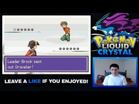 Pokemon Liquid Crystal Episode 56 - Snorlax & VS Gym Leader Brock! w Live Facecam