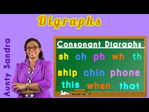 Consonant Digraphs | sh, ch, th, ph, wh | Two letters joined together gives one sound - Phonics