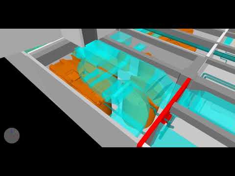 Calmac Ice Tank Rigging Path vs Existing Conditions