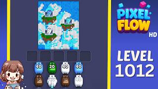 Pixel Flow Level 1012 Solution Walkthrough