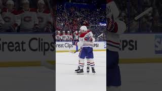 First NHL playoff goal for Lane Hutson #Shorts