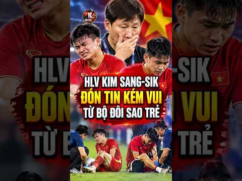 HLV Kim Sang Sik Lo Lắng Vì Hai Sao Trẻ