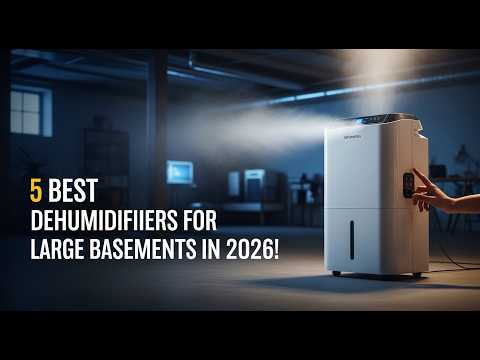 Uthfy Dehumidifiers for Home, Dehumidifier for Basement with Drain Hose, Ideal for Home, Bedroom video review thumbnail