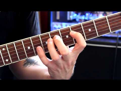 5 formas de tocar los Arpegios Mayores en Guitarra Electrica - Tutorial HD