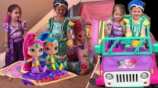 Shimmer and Shine Magic Disney Princess Castle Power Wheels Bed Slide Costume