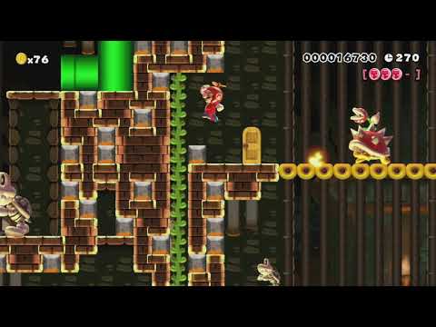 [NSDBU] 1-8 Crunchy Cathedral by Steven - SUPER MARIO MAKER - NO COMMENTARY 1bi