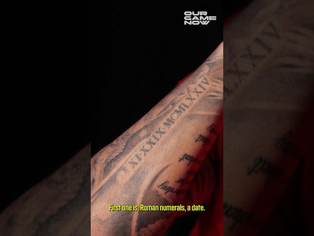 Inked | Tajon Buchanan's Tattoo Story #shorts