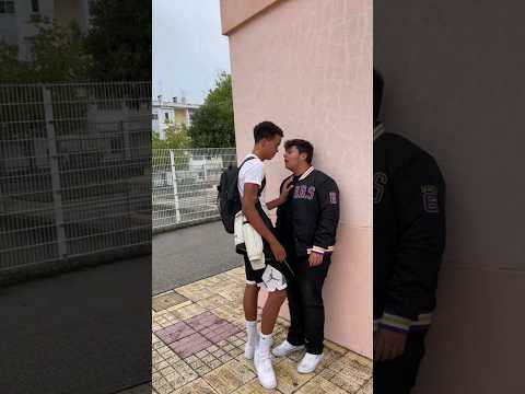 Kissing the homies #bromance #tiktok