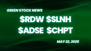 Redwire ($RDW) | Soluna Holdings ($SLNH) | ADS-TEC Energy ($ADSE) | ChargePoint ($CHPT)
