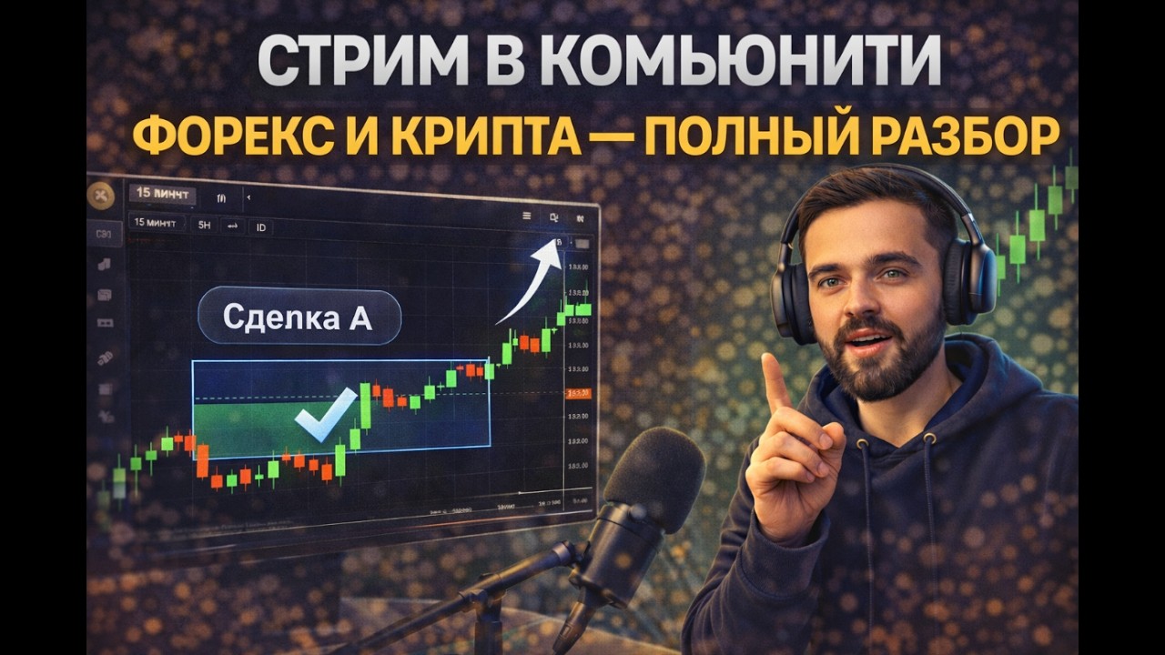 Стрим из комьюнити: полный разбор Форекс и крипты