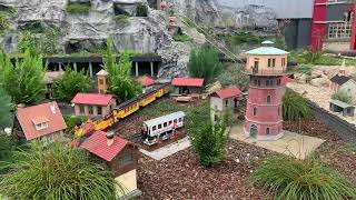 Miniature train set