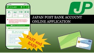 Open a Japan Post Bank Account ONLINE