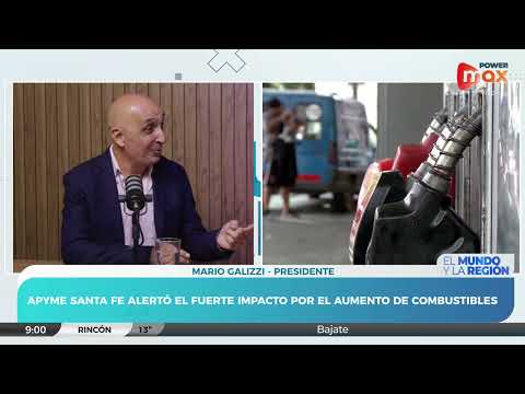 APYME Santa Fe advirtió el fuerte golpe tras el aumento de combustibles | Mario Galizzi - Presidente