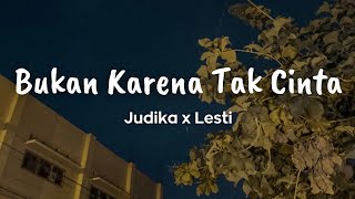 Download lagu Judika x Lesti - Bukan Karena Tak Cinta | Lirik lagu mp3