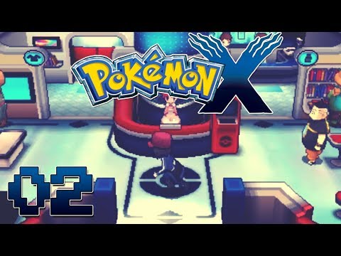 Let's Play Pokemon X Part 2 - Santalune Forest Gameplay Walkthrough