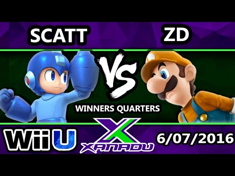 S@X 154 - Scatt (Megaman) Vs. ZD (Luigi) SSB4 Winners Quarters - Smash Wii U - Smash 4