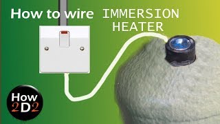 How to wire an immersion heater WATER HEATER WIRING MCB CABLE SIZE and THERMOSTAT