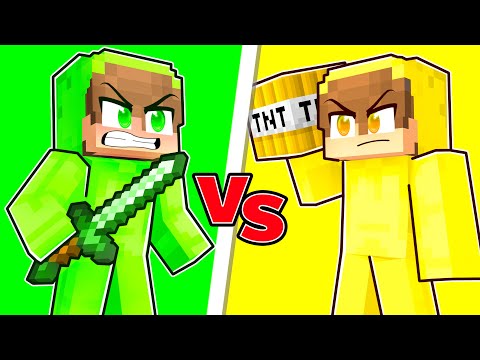 Insane Lime-Only Build Battle - Minecraft Madness!