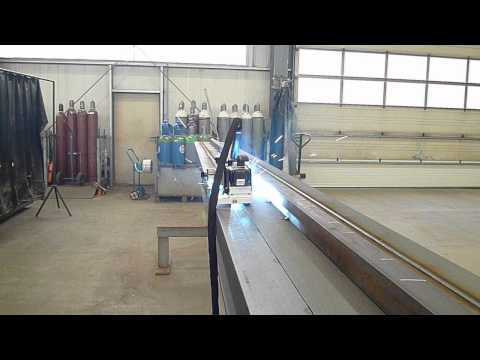 MAG- Schweißen eines Kranbahnträgers mit dem iwelderMSG